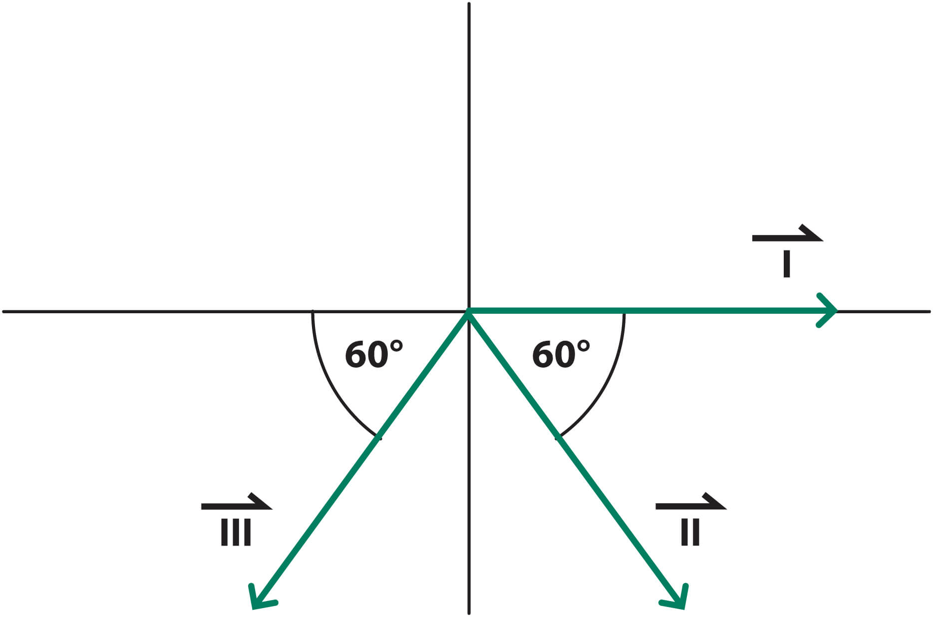 Figure 4. Limb leads I, II and III.