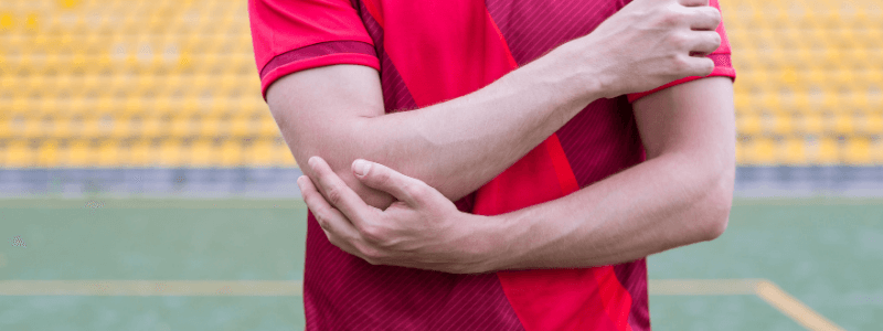 A 21-Year-Old Football Player with a Severely Painful Elbow